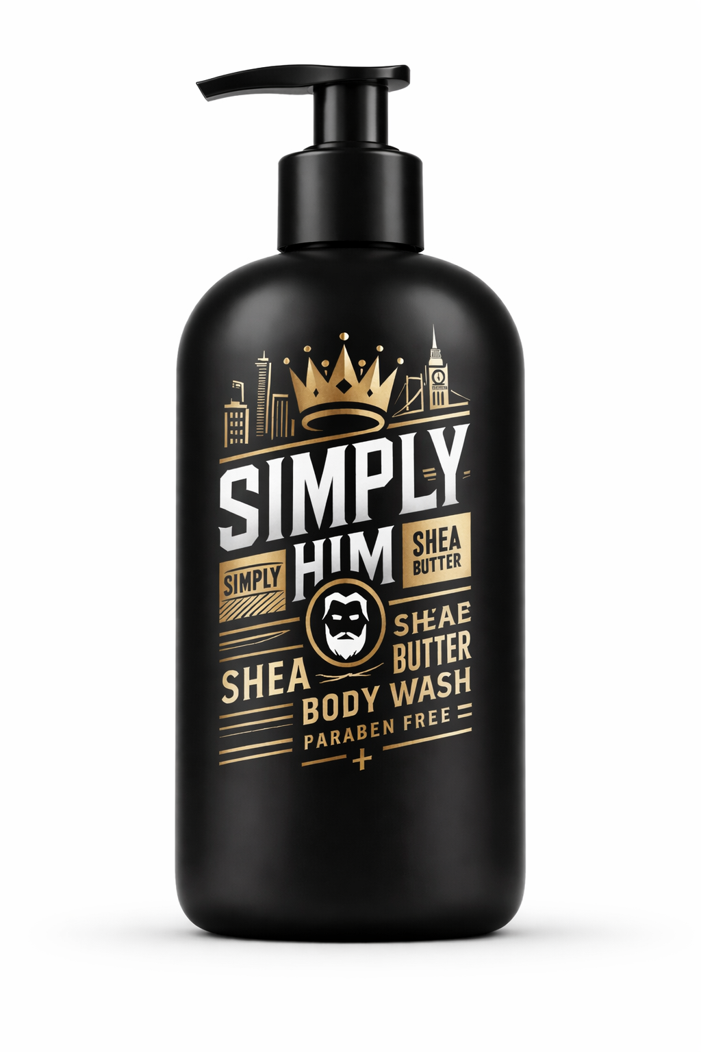 SIMPLY HIM FACE, AND BODY WASH